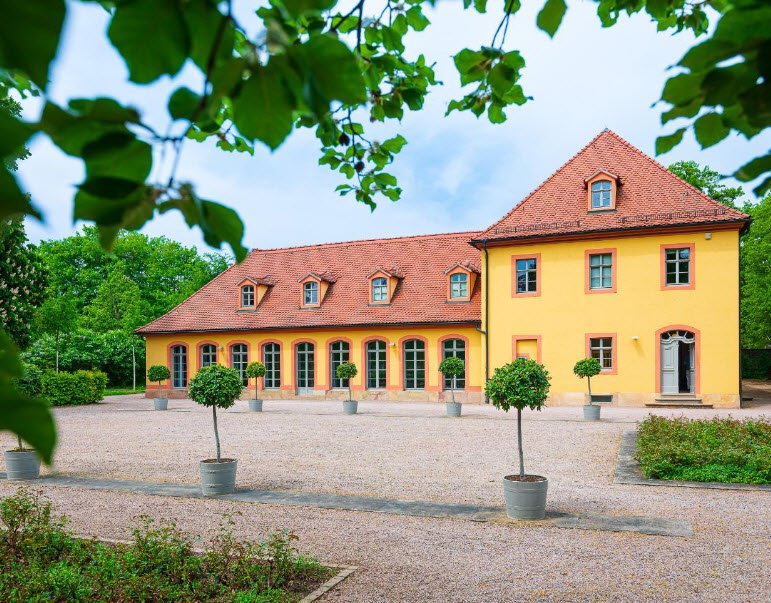 Schloß und Schloßgarten Bucha, Kaiserpfalz, Saxony-Anhalt, Germany, Germany